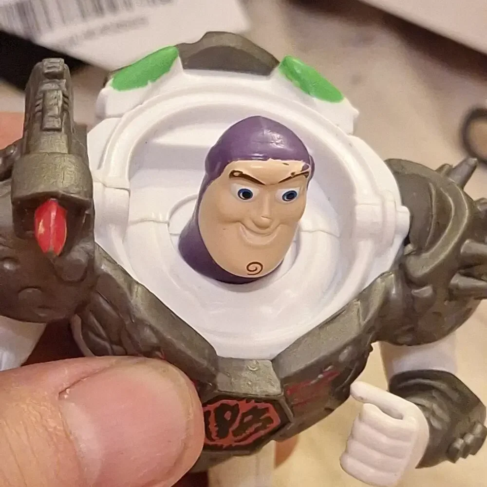 Disney Pixar Toy Story Buzz Lightyear Figure Time Forgot Battle Armor 4 In.